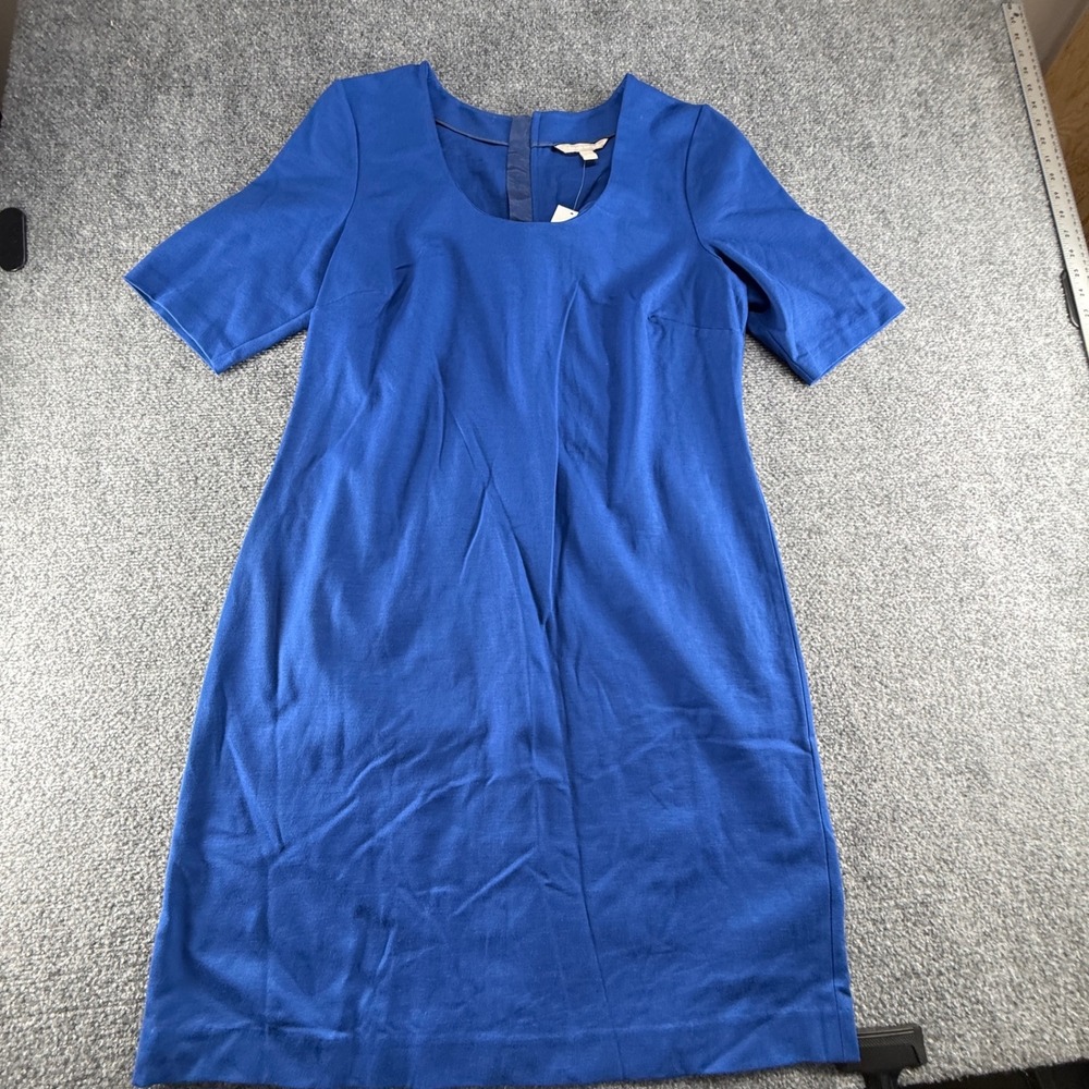 Banana Republic Womens Royal Blue Short Sleeve Sheath Dress 16 936146-00-1